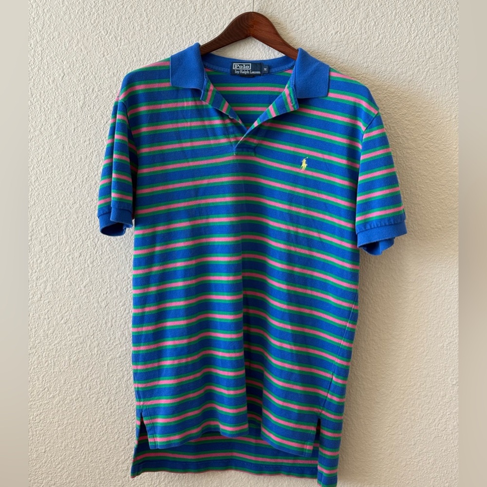 Ralph Lauren Men's Multicolor Striped Polo Shirt